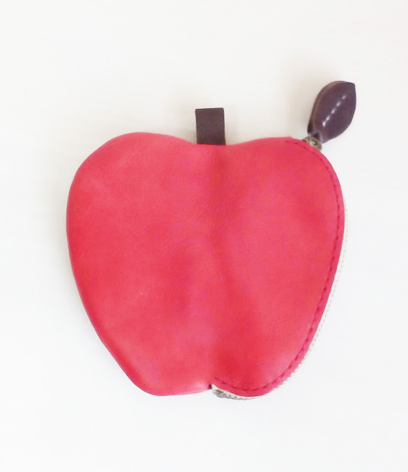 リンゴのコインケース